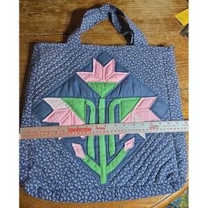 Upcycled  Handmade Vintage Patchwork Work Quilted Tote bag